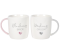 Set hrnků pro novomanžele Blushing Bride & Dashing Groom 300 ml