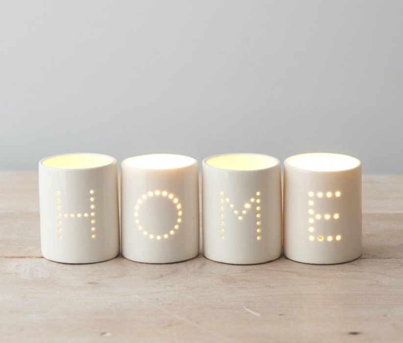 Set 4 svícnů HOME