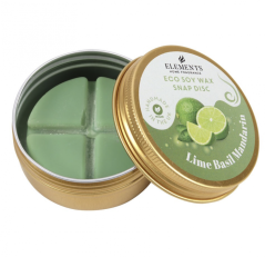 Vonný vosk sójový Lime Basil Mandarin