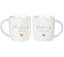 Set hrnků pro novomanžele Blushing Bride & Dashing Groom 300 ml